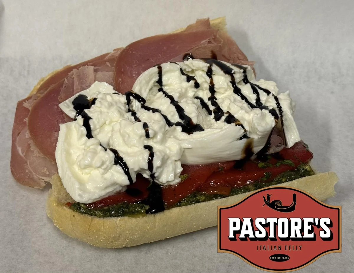 Pastore’s Burrata Bella with burrata, prosciutto and balsamic glaze